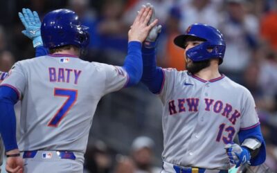 Sharp vuelve a brillar, Young y Torrens pegan jonrones y Mets vencen 5-0 a Padres