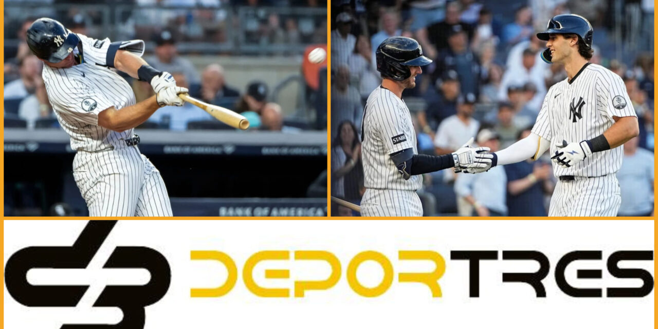 Jones, Rice y Goldschmidt pegan jonrones en paliza de Yankees 12-2 ante Medias Blancas(Video D3 completo 12:00 PM)