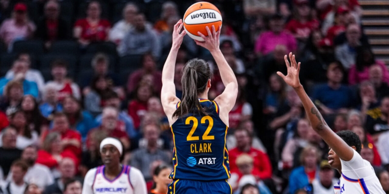 Caitlin Clark anotó 24 puntos, Kelsey Mitchell sumó 22 y las Fever vencieron a Phoenix Mercury 86-77.