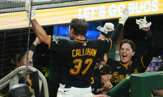 El novato Tyler Callihan conecta un jonrón contra Shohei Ohtani y añade otro de tres carreras en la parte final del partido, dándole la victoria a los Pirates sobre los Dodgers por 9-8.