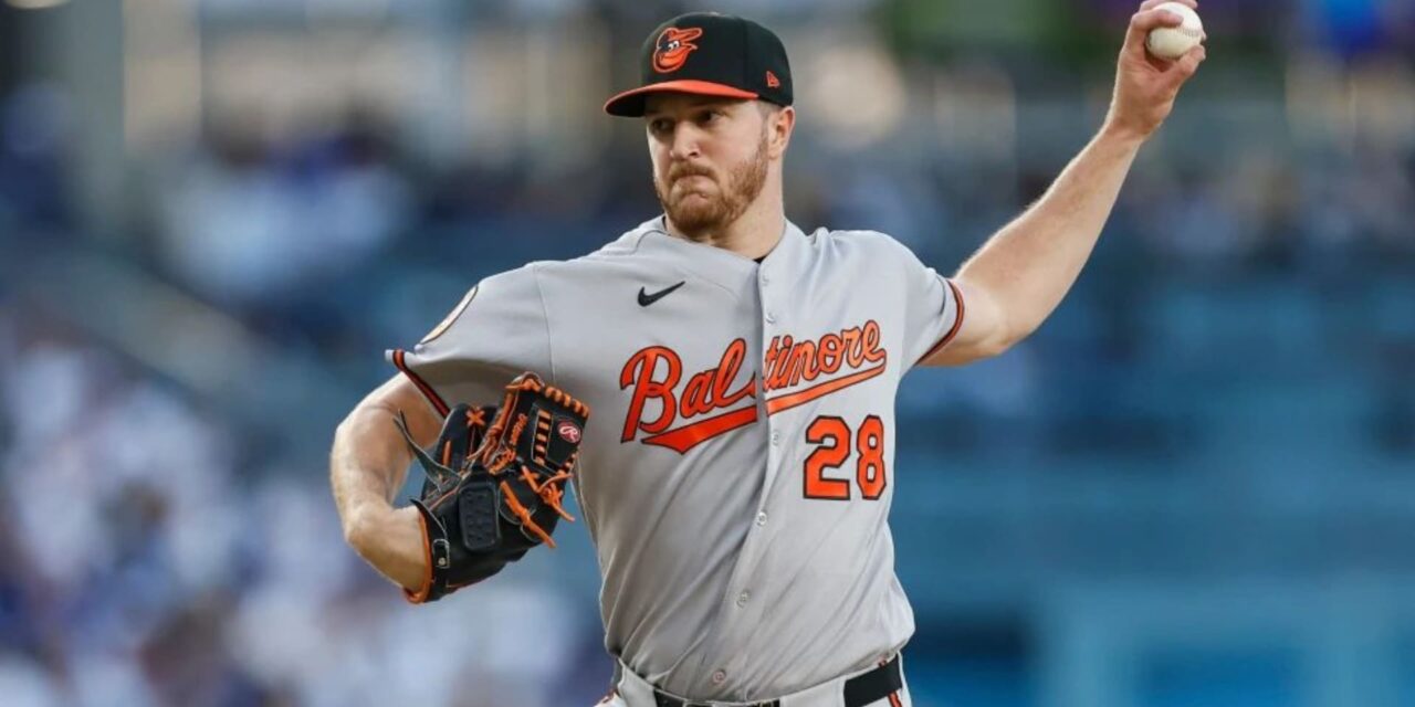 Orioles vencen 3-2 a Dodgers con 7 entradas en blanco de Trevor Rogers