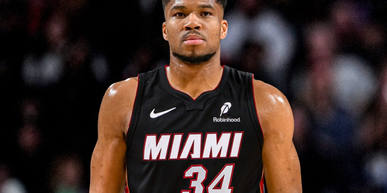 Giannis Antetokounmpo traspasado al Heat en operación de gran impacto.