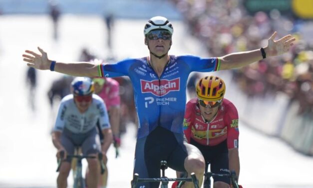 Van der Poel se impone en la novena etapa del Tour de Francia y Pogacar conserva el maillot amarillo