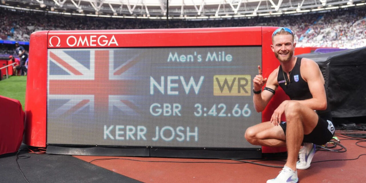 El británico Josh Kerr rompe el récord mundial de la milla masculino vigente desde 1999