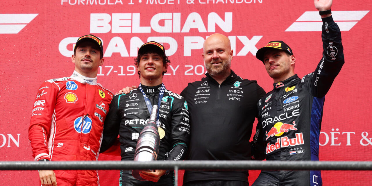 Kimi Antonelli gana el Gran Premio de Bélgica y amplía su ventaja en la pelea por el título