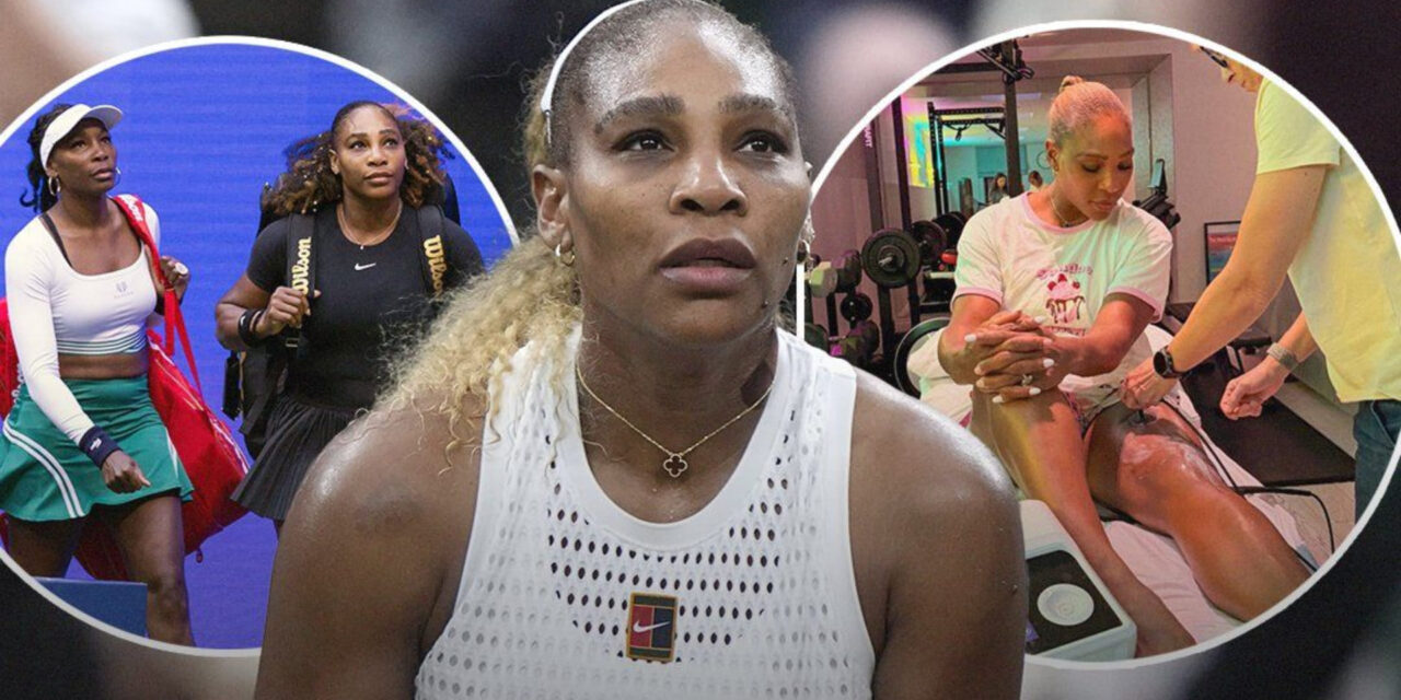 Serena Williams se retira del dobles con su hermana Venus en Wimbledon por lesión