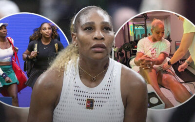 Serena Williams se retira del dobles con su hermana Venus en Wimbledon por lesión