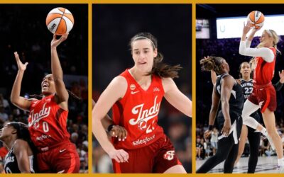 Caitlin Clark y Kelsey Mitchell lideran al Fever a una victoria 109-75 sobre las Aces.