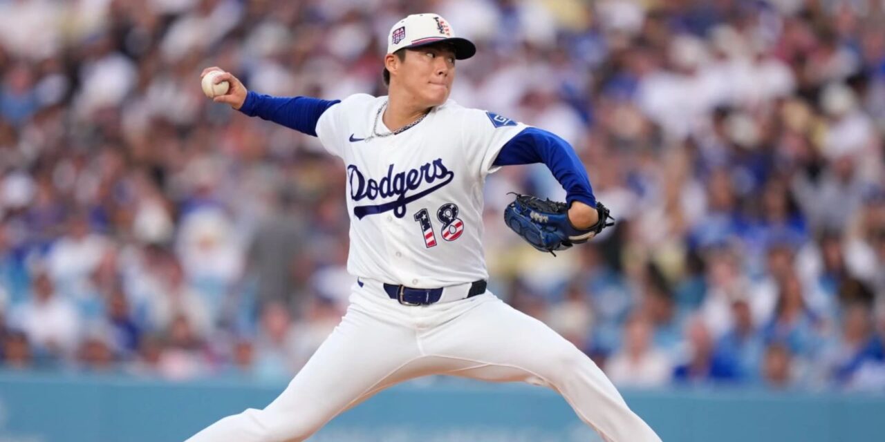Yamamoto domina con 10 ponches y los Dodgers hunden a los Padres 3-0 en su 8va derrota al hilo