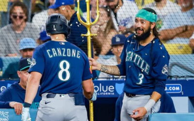 El jonrón de dos carreras de Dominic Canzone en la octava entrada da la victoria a Mariners sobre los Dodgers por 7-6.