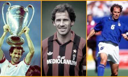 Falleció Franco Baresi, leyenda eterna del Milan y del fútbol italiano