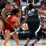Fever, sin Caitlin Clark, venció a Aces, sin A’ja Wilson, por 84-68.