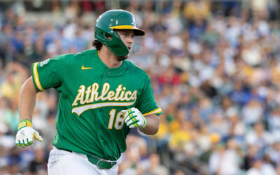 Langeliers conecta su jonrón número 20 y los Atléticos respaldan a Ginn con 3 jonrones en la victoria por 7-1 sobre los Dodgers