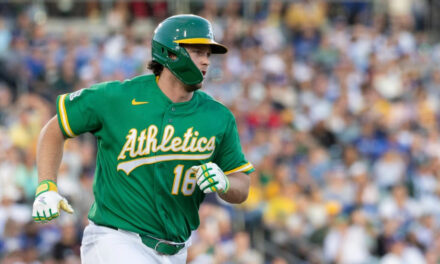 Langeliers conecta su jonrón número 20 y los Atléticos respaldan a Ginn con 3 jonrones en la victoria por 7-1 sobre los Dodgers