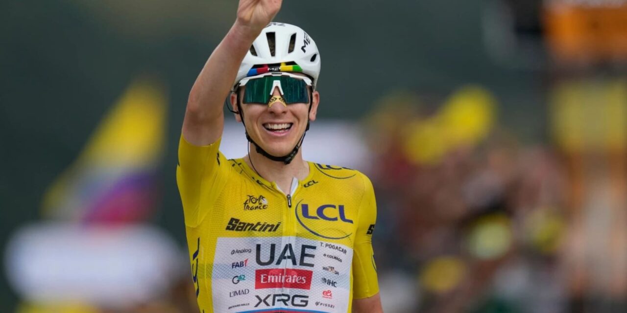 Pogacar ataca en la subida final, gana la 14ta etapa del Tour de Francia y amplía su ventaja general