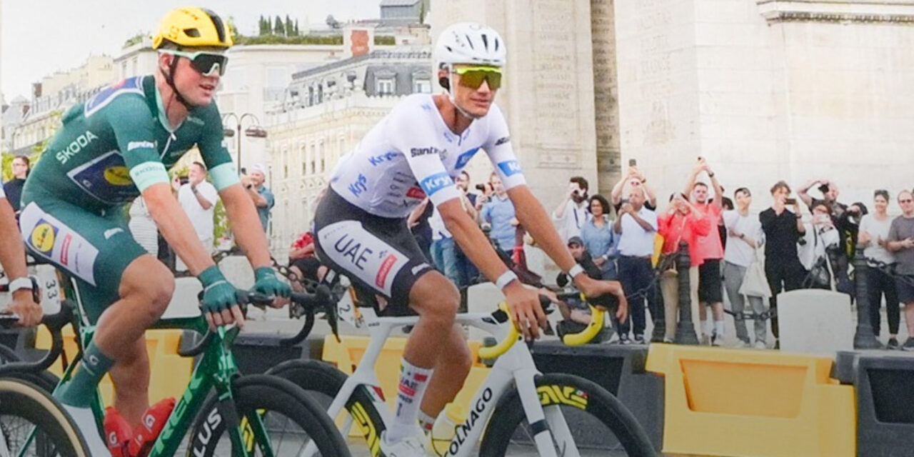 Isaac del Toro sube al podio del Tour de Francia y se consagra como el mejor ciclista joven