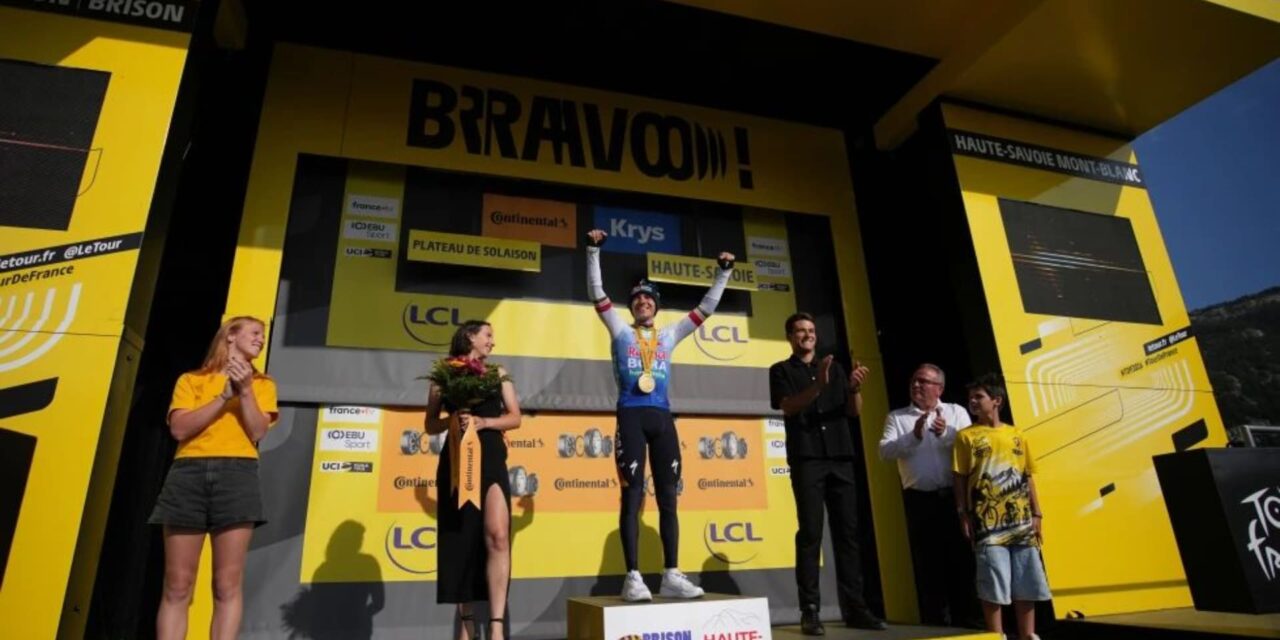 Evenepoel gana la 15ª etapa del Tour y Pogacar mantiene amplia ventaja tras caída de Vingegaard