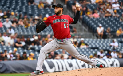 Rodríguez lanzó 8 entradas, Moreno conectó un jonrón de dos carreras y los Diamondbacks blanquearon a los Pirates 3-0.