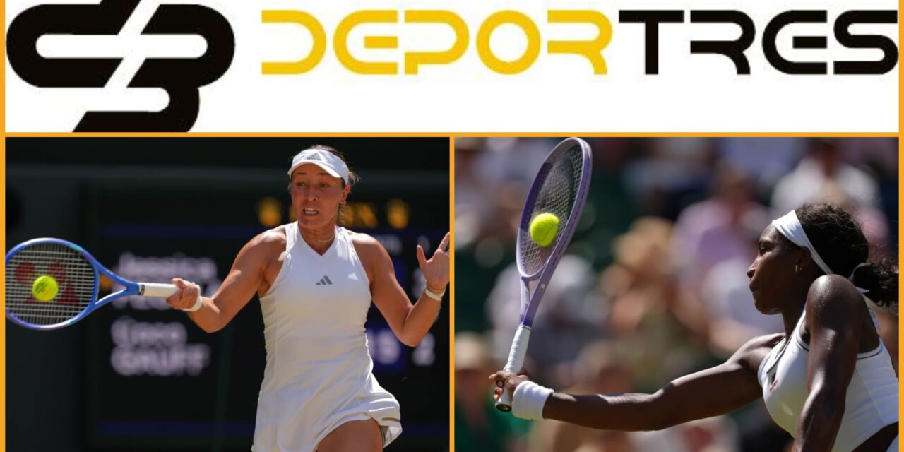 Coco Gauff vence a Jessica Pegula y avanza por primera vez a las semifinales de Wimbledon(Video D3 completo 12:00 PM)