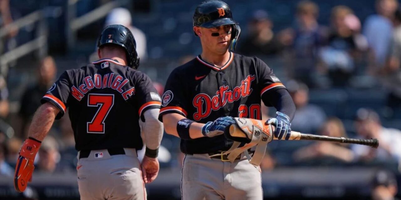 Tigers vencen 6-2 a los Yankees, que atraviesan su racha de derrotas más extensa en tres años