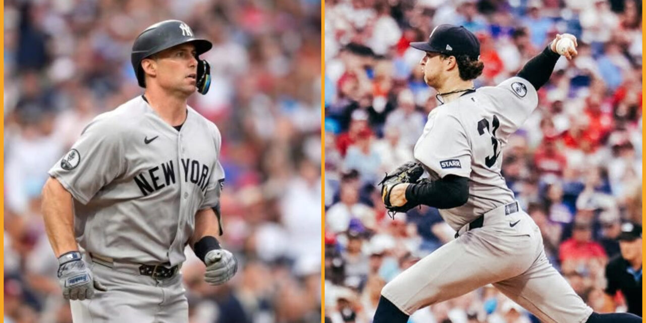 Schlitter poncha a 12, Goldschmidt pega jonrón y Yankees superan 1-0 a Filis