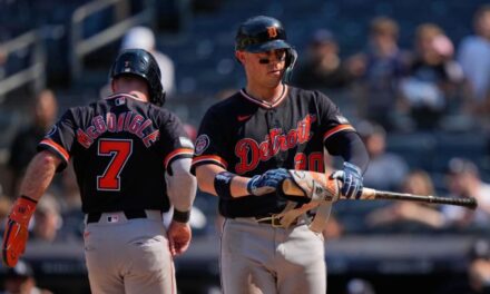 Tigers vencen 6-2 a los Yankees, que atraviesan su racha de derrotas más extensa en tres años