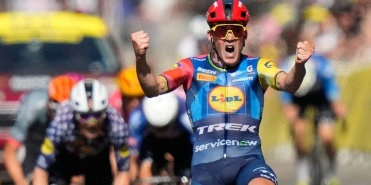 Dane Pedersen gana la etapa 4 del Tour y Traeen arrebata el amarillo a Pogacar