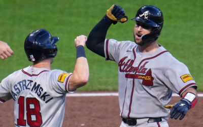 El jonrón de dos carreras de Bart ayuda a Atlanta a ganar 3-0 a Piratas.