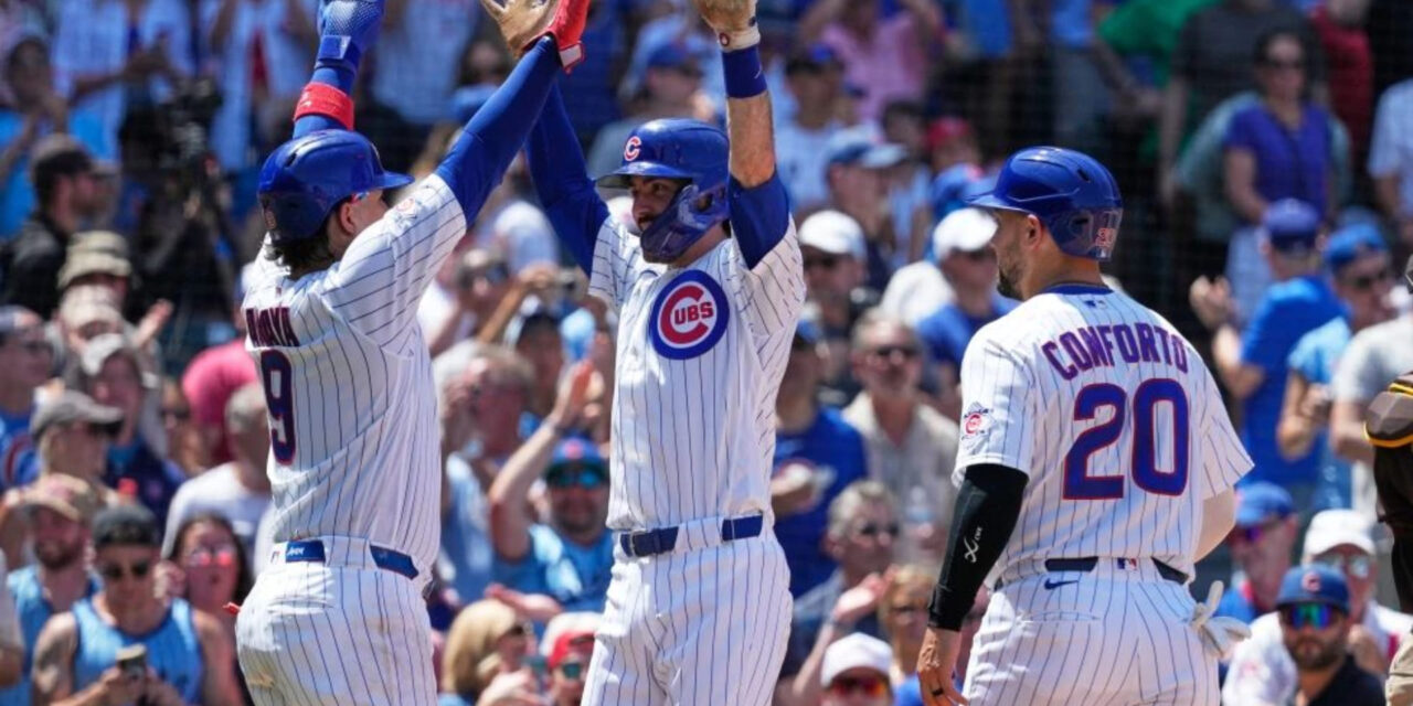 Dansby Swanson pega 3 jonrones y produce 8 carreras en paliza de Cubs 23-3 sobre Padres