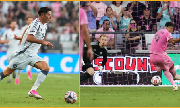 Suárez anota y un Inter Miami sin Messi supera 3-2 al Fire, por el que debuta Lewandowski
