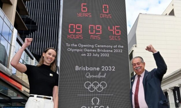 Reloj de cuenta regresiva olímpico plantea dudas sobre plazos de sedes para Brisbane 2032
