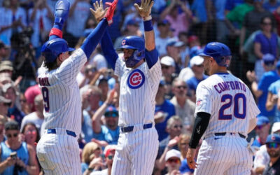 Dansby Swanson pega 3 jonrones y produce 8 carreras en paliza de Cubs 23-3 sobre Padres