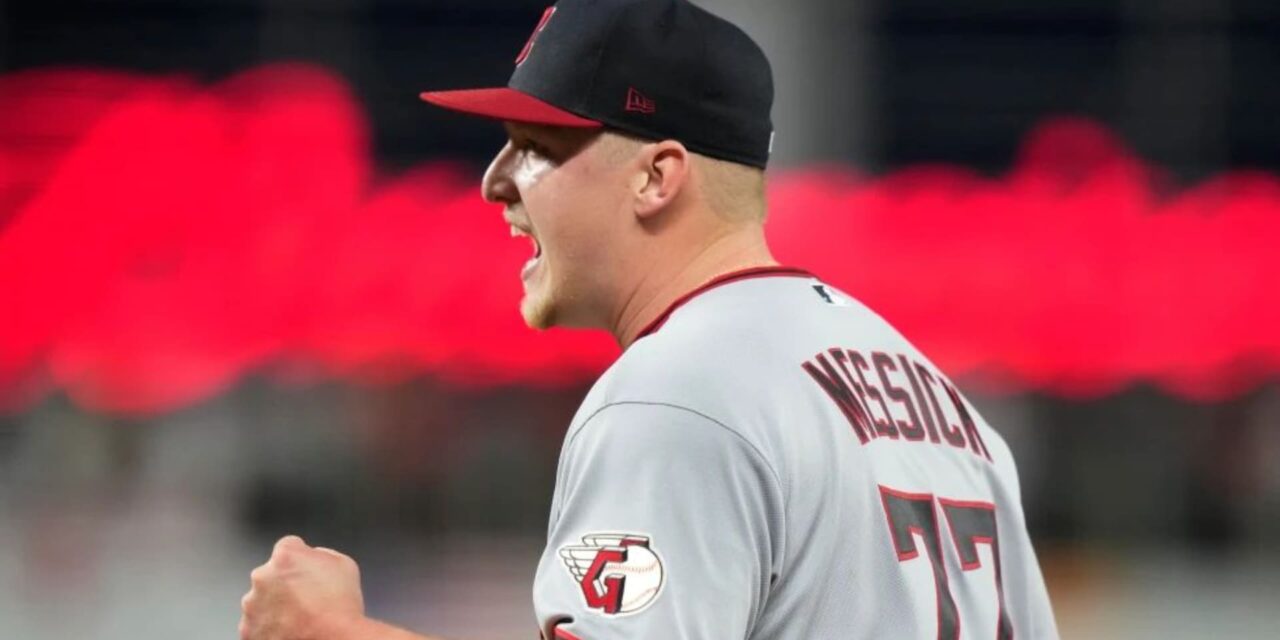 Guardianes vencen 3-2 a Marlins con 6 sólidas entradas de Parker Messick