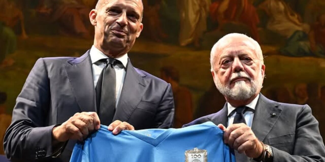 Massimiliano Allegri confía en igualar el nivel campeón de Conte tras asumir al frente del Napoli