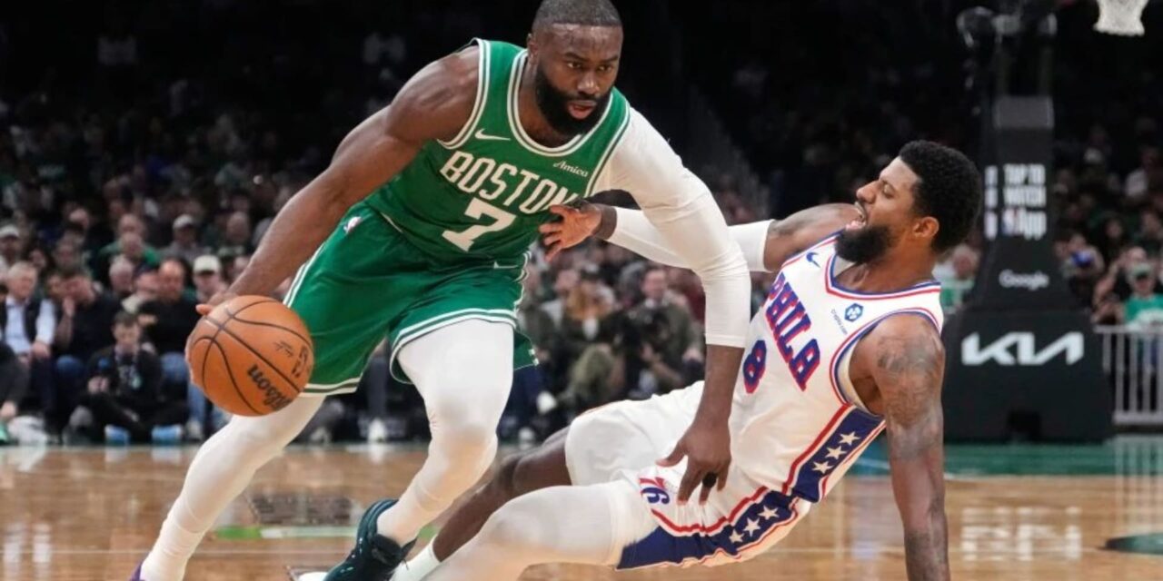 Celtics traspasan a Jaylen Brown a 76ers por Paul George y selecciones de draft