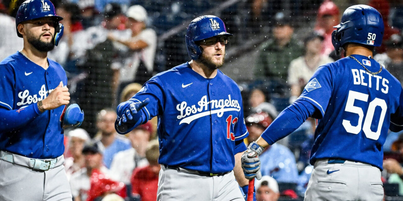 Jonrón de dos carreras de Muncy y el pitcheo de Wrobleski ayudaron a los Dodgers a derrotar a Phillies