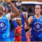 Jones y Clark ayudaron al Equipo Spoon a vencer al Equipo Coop 129-122 en el Juego de Estrellas de la WNBA.