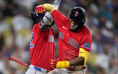 Rafaela conecta un jonrón de dos carreras y los Red Sox vencen a los Dodgers por 9-4.