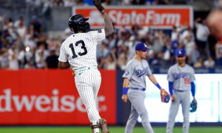 Jazz Chisholm Jr. pega jonrón de desempate en la 8va y Yankees vencen 2-1 a Dodgers