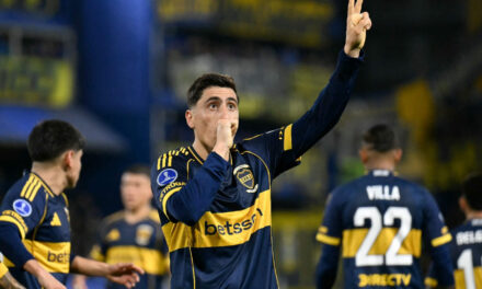 Boca Juniors ganó 1 a 0 en la ida de los playoffs de la Copa Sudamericana