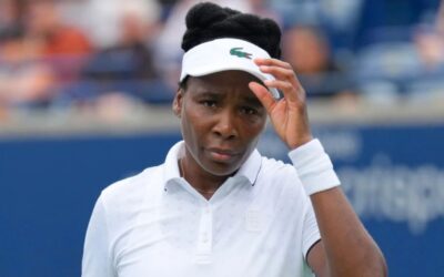 Venus Williams vuelve a caer en Cincinnati, 6-2, 6-2; hila 13 derrotas en individuales