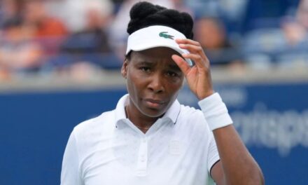 Venus Williams vuelve a caer en Cincinnati, 6-2, 6-2; hila 13 derrotas en individuales