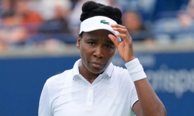 Venus Williams vuelve a caer en Cincinnati, 6-2, 6-2; hila 13 derrotas en individuales