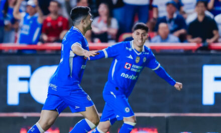 Cruz Azul le pega al Necaxa de visita