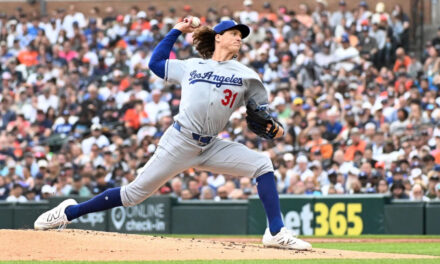 Glasnow lanza 7 entradas y guía a los Dodgers a una victoria de 6-1 sobre los Tigers.
