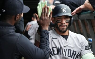 Caballero pega jonrón, Cole lanza hasta la 6ta y Yankees vencen 2-1 a los Cubs