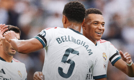 Real Madrid golea al Málaga en el Bernabéu