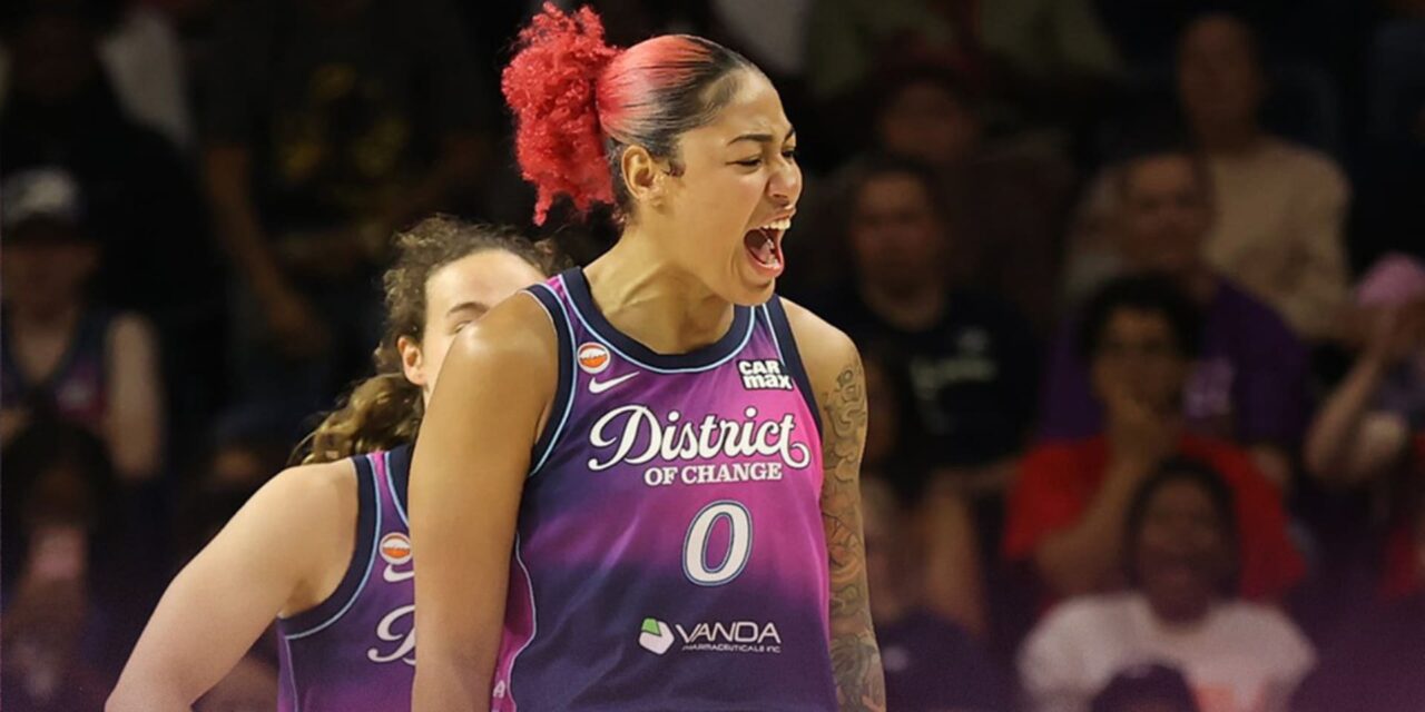 Mystics vencieron a Wings 96-92, remontando una desventaja de 20 puntos para lograr su quinta victoria consecutiva.