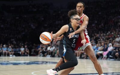 Olivia Miles y Napheesa Collier brillan en la victoria de las Lynx por 98-87 sobre las Aces, asegurando su puesto en los playoffs de la WNBA.