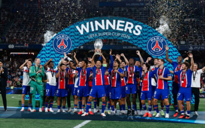 PSG retiene la Supercopa de la UEFA y con gol de Doué sella el 2-1 ante Aston Villa